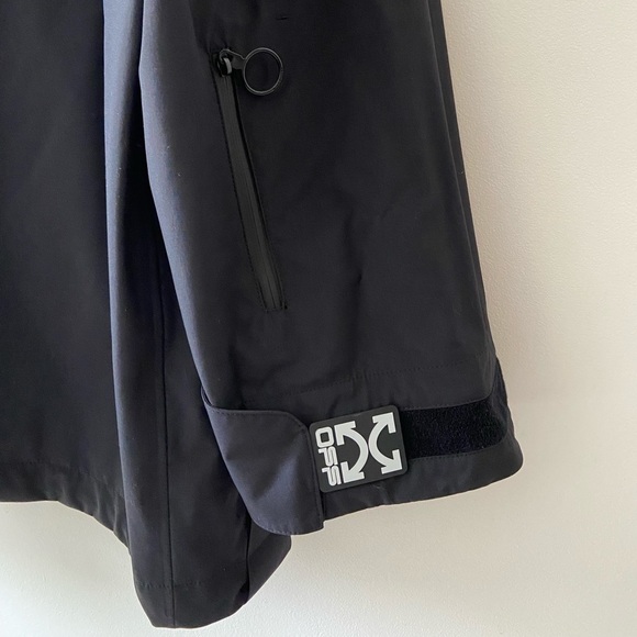 Off-White Equipment Black Technical Shell Jacket Windbreaker Water Repellent L‌‍ - Picture 14 of 16
